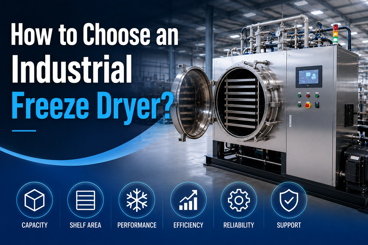 How to Choose an Industrial Freeze Dryer? A Complete Buying Guide